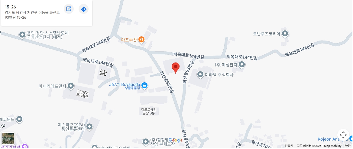 용인 한알 ABM 가는 지도입니다.