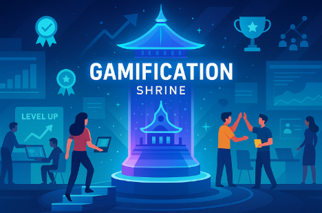 Gamification Shrine 묘사한 포스터