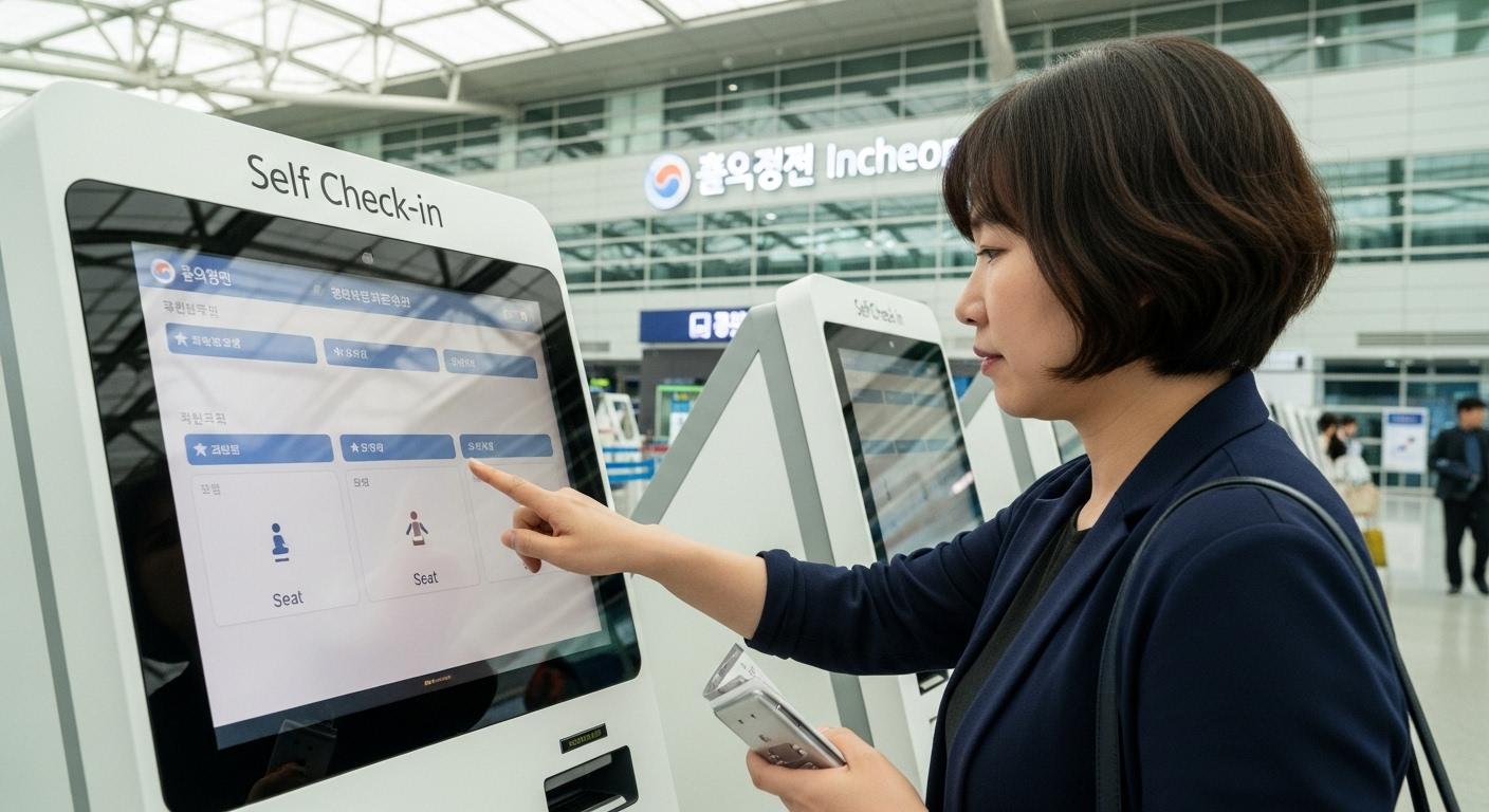 인천공항 셀프체크인