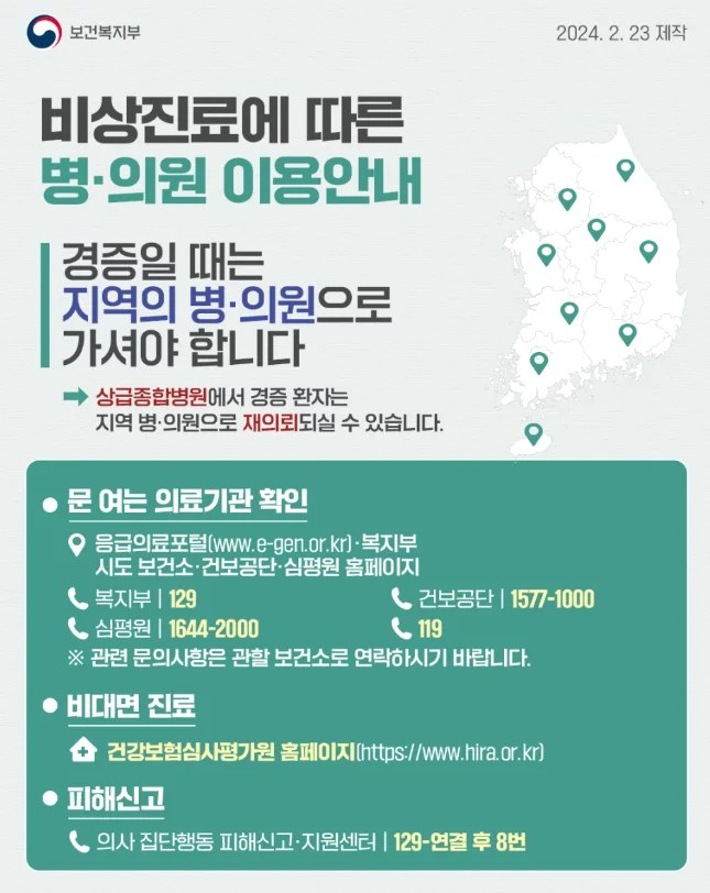 휴일 병원 찾기 공휴일 진료 병원 응급실 찾기