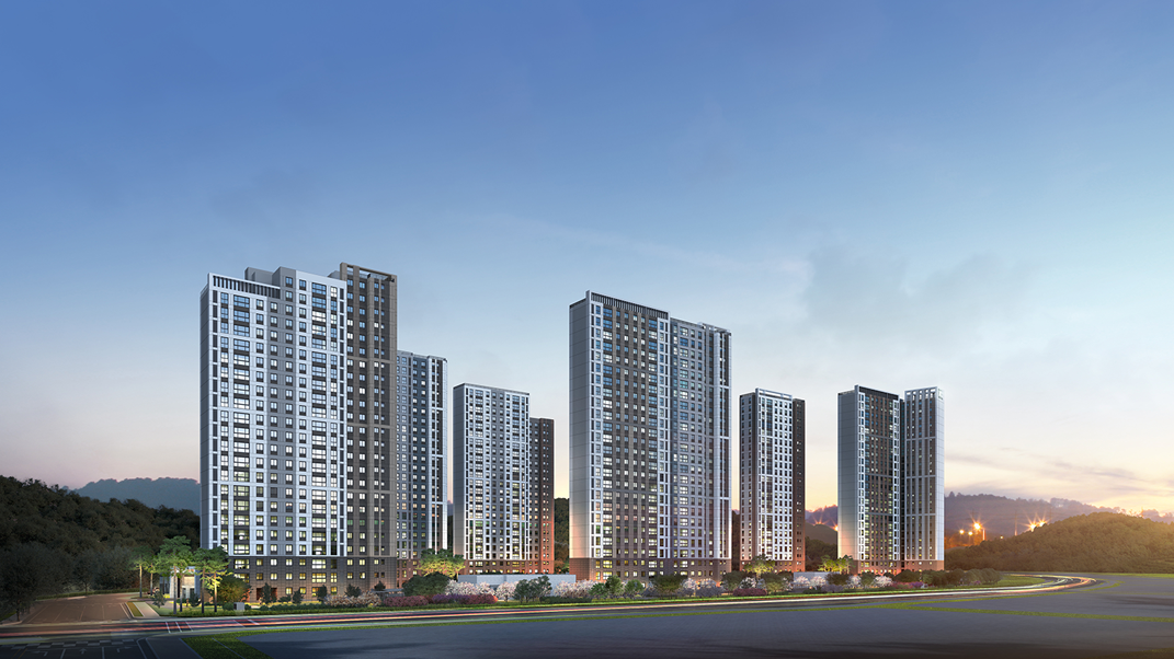 DMC한강자이더헤리티지 조감도