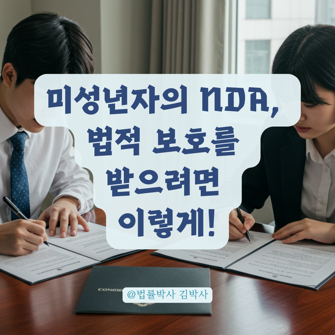 미성년자끼리 맺은 비밀유지계약, 법적 효력은 어디까지 적용 될까? 알아보기.