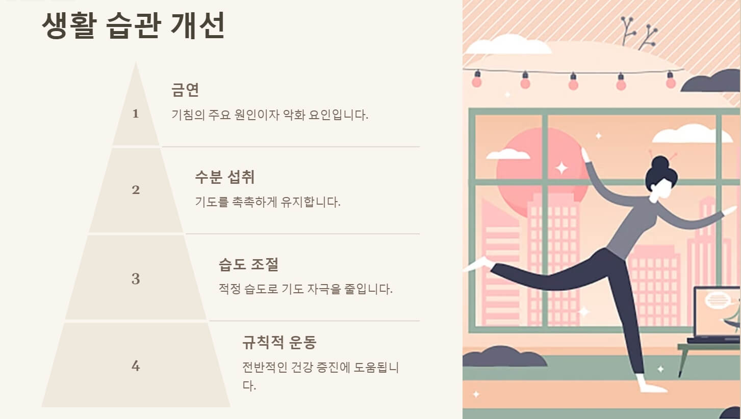 만성기침 원인 치료