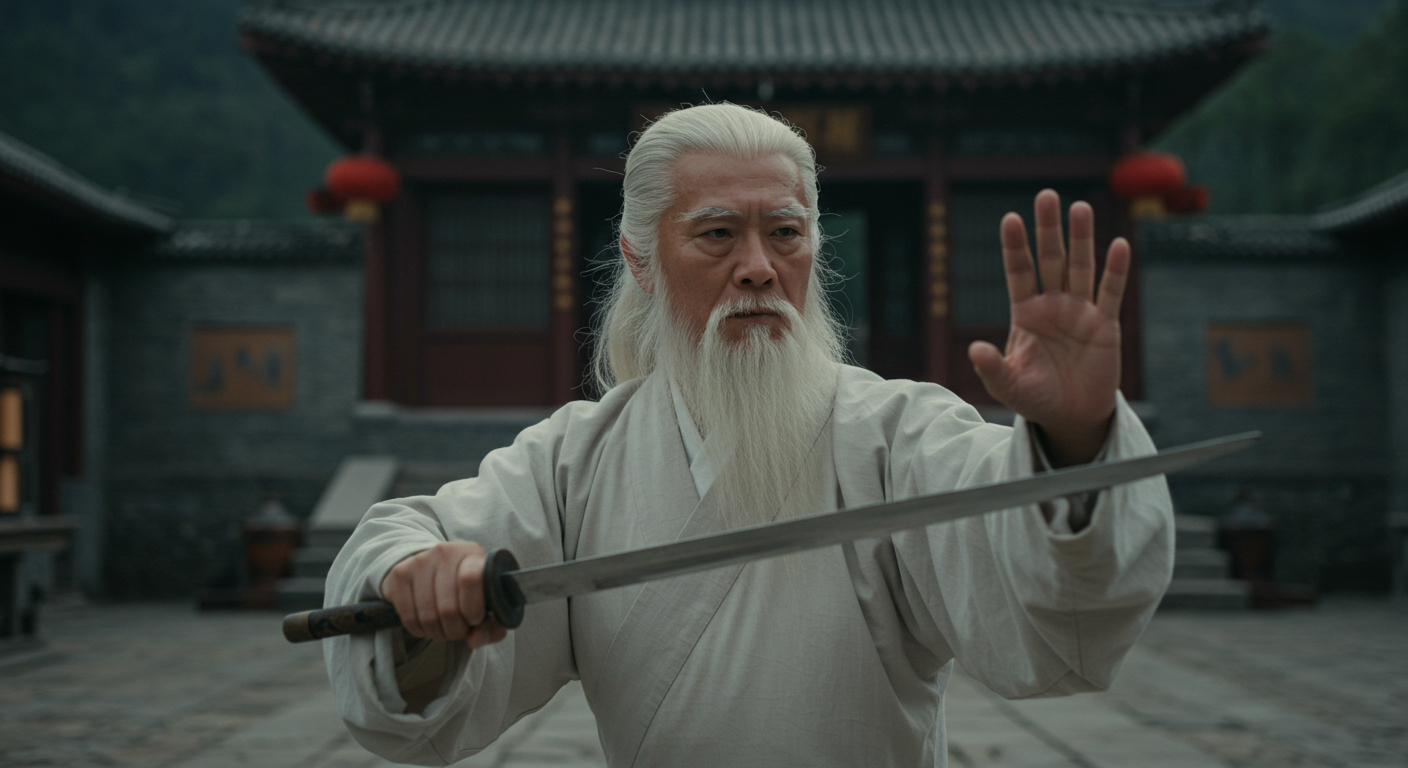 무당파하면 하얀 백발의 노인이 떠오른다.