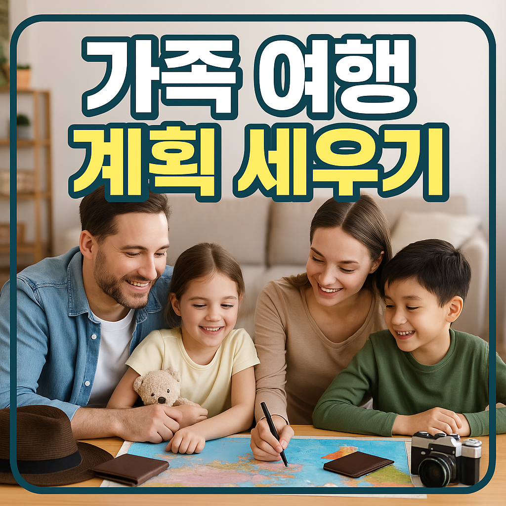 가족 여행 계획 세우기