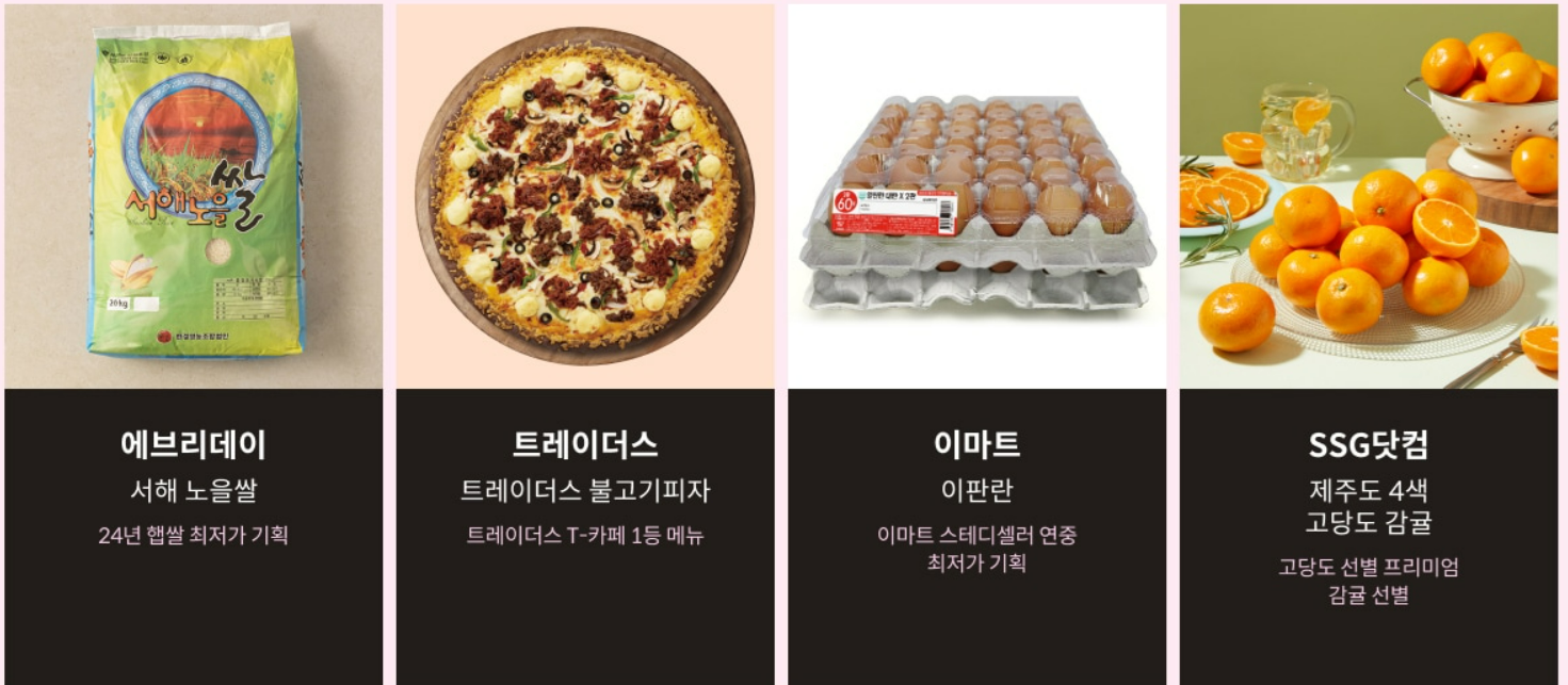 쌀 피자 계란 귤