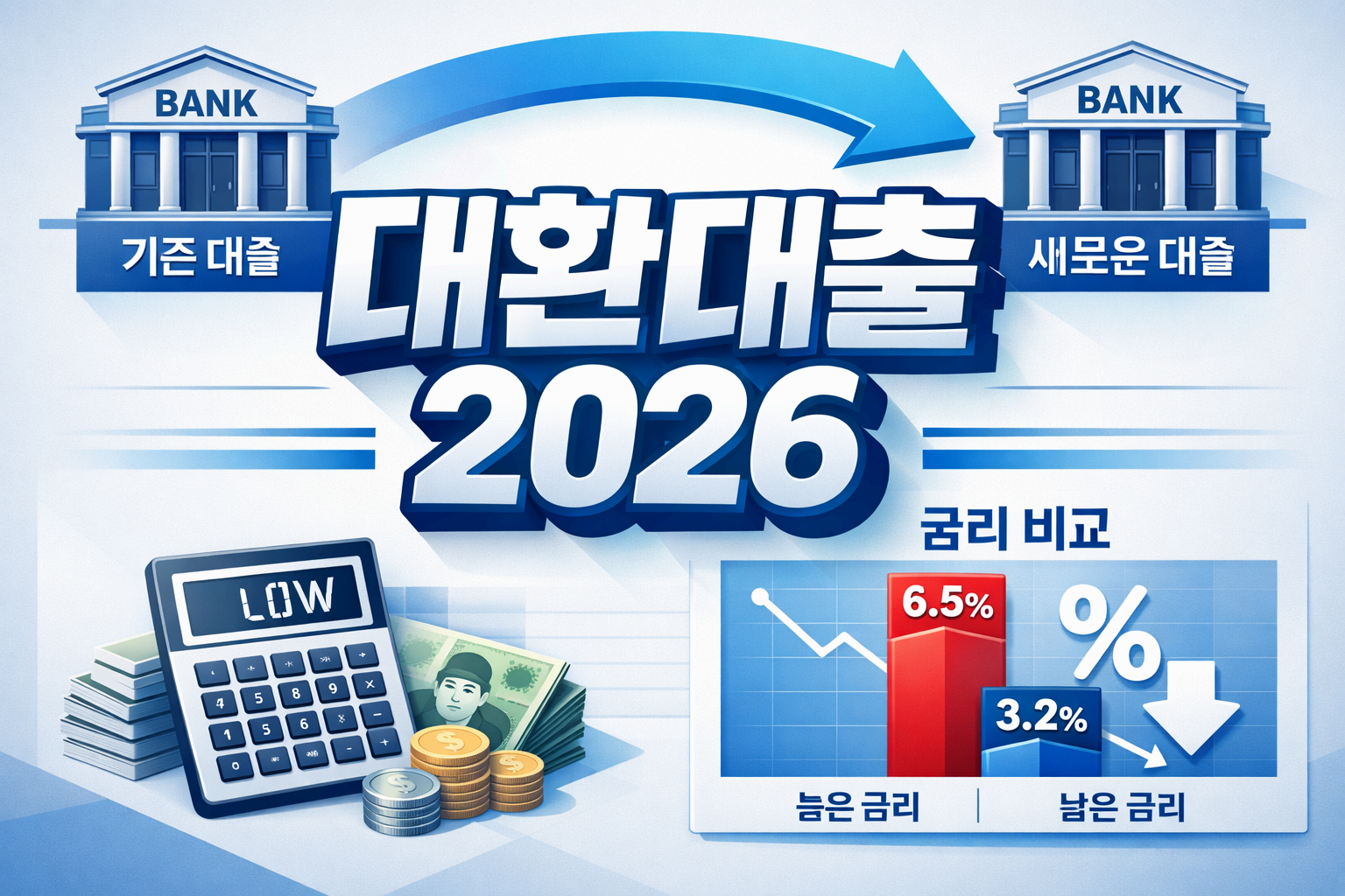 지금 당장 이자 줄이는 방법 ❘ 2026 대환대출 완벽 가이드