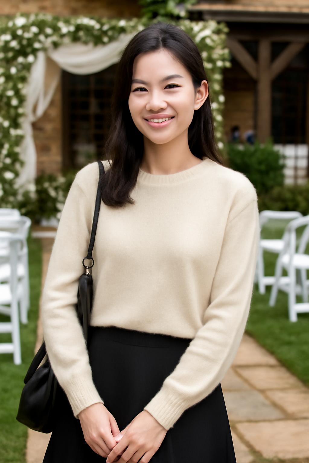 대학생 하객룩 니트