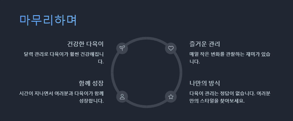 다육이 월별 관리 달력 만들기