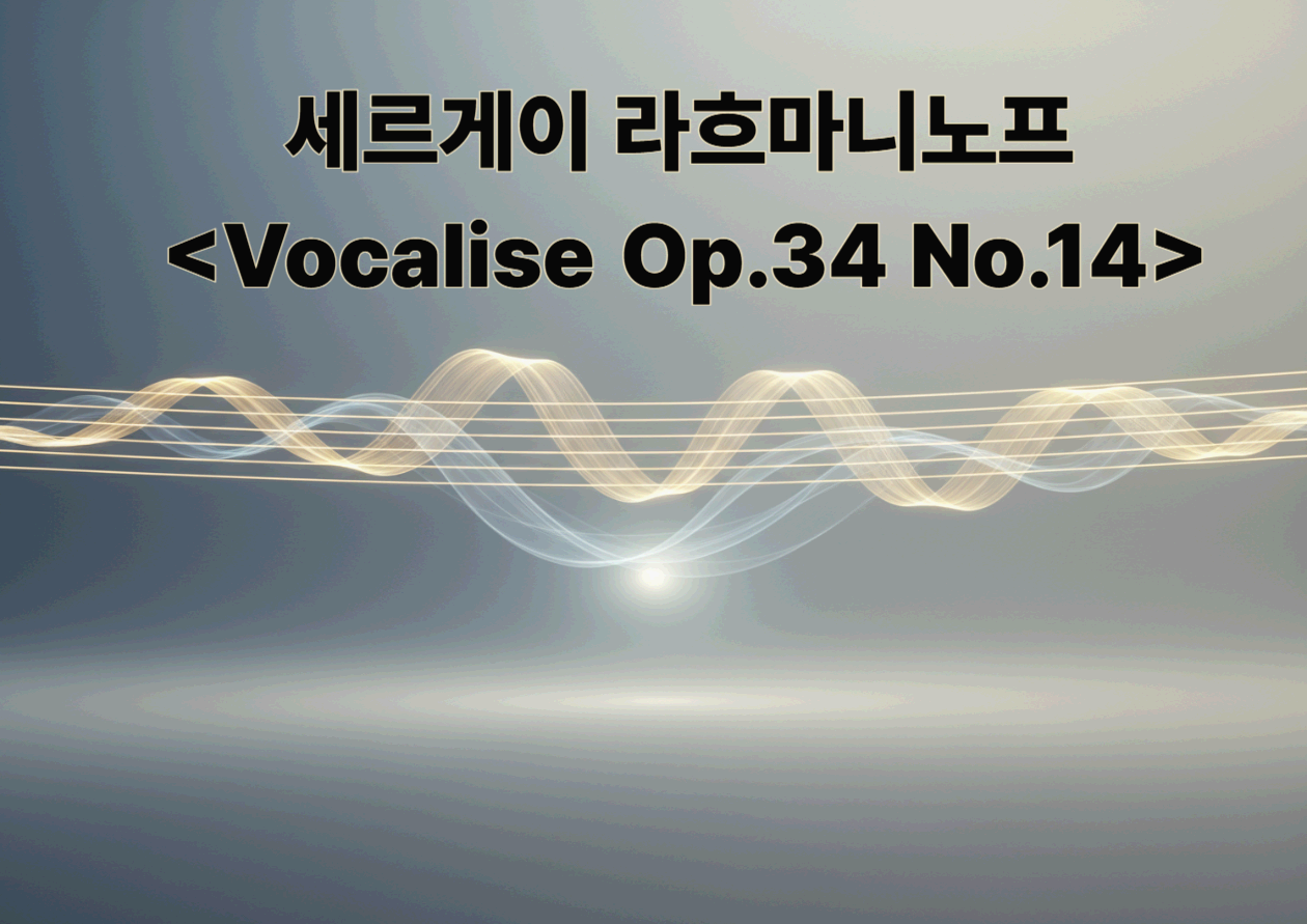 세르게이 라흐마니노프 <Vocalise Op.34 No.14> - 말이 사라진 뒤에도 남는 노래