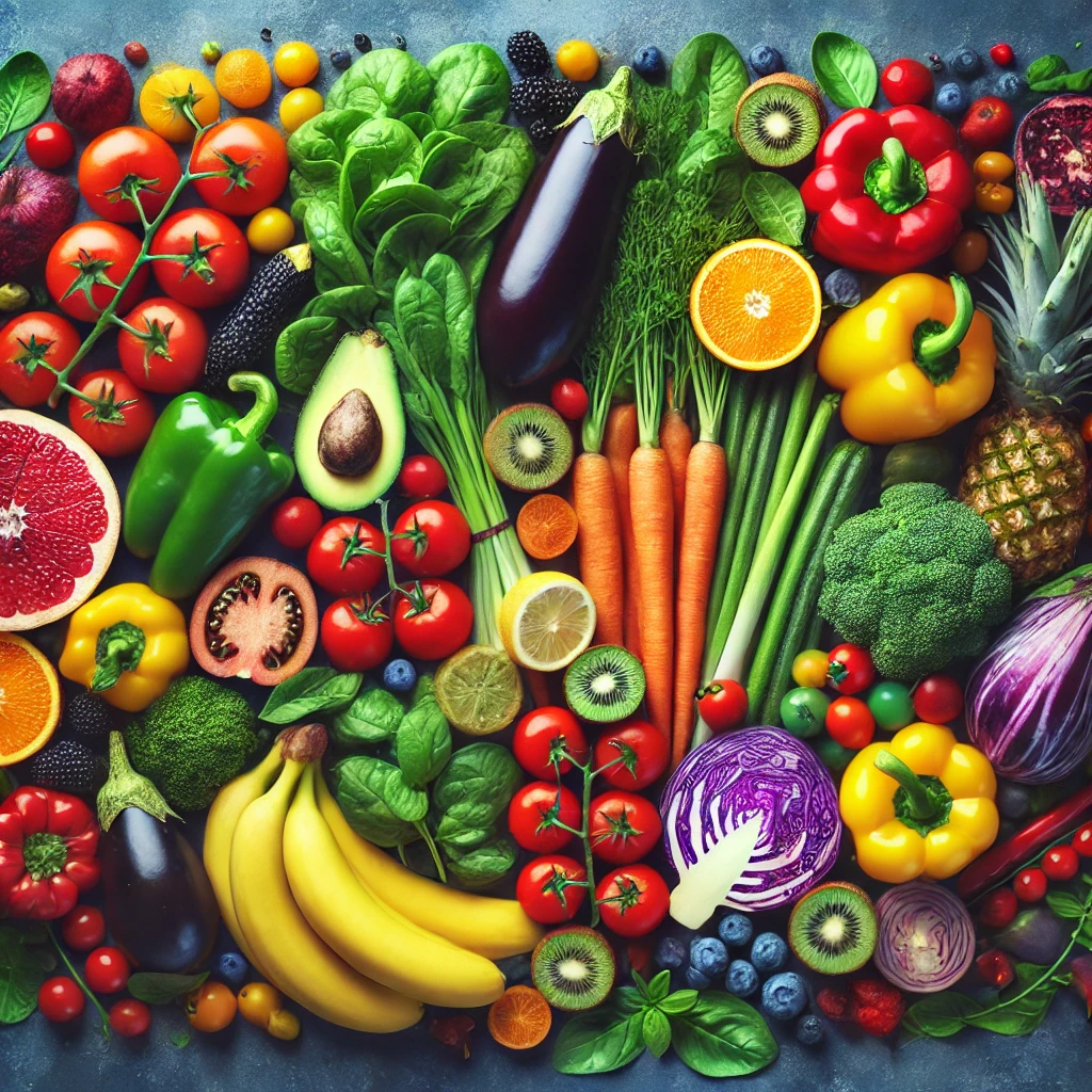 컬러푸드, 여러가지 색깔의 채소와 과일