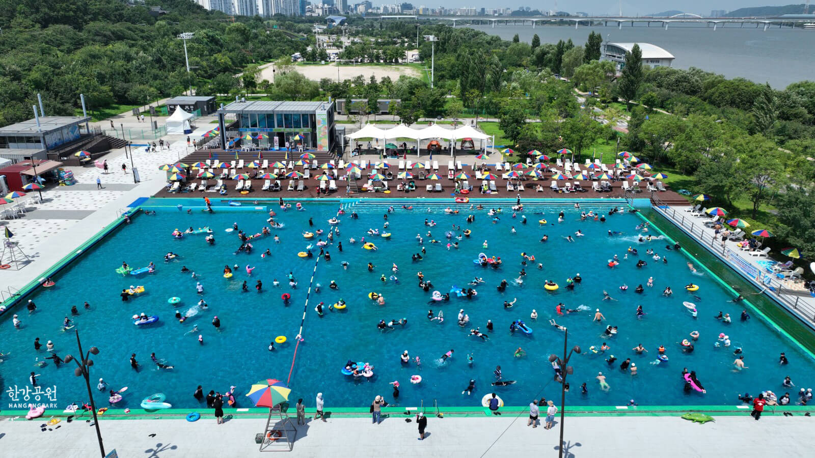 여의도 한강 수영장 사진