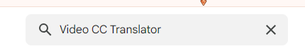Video cc translator