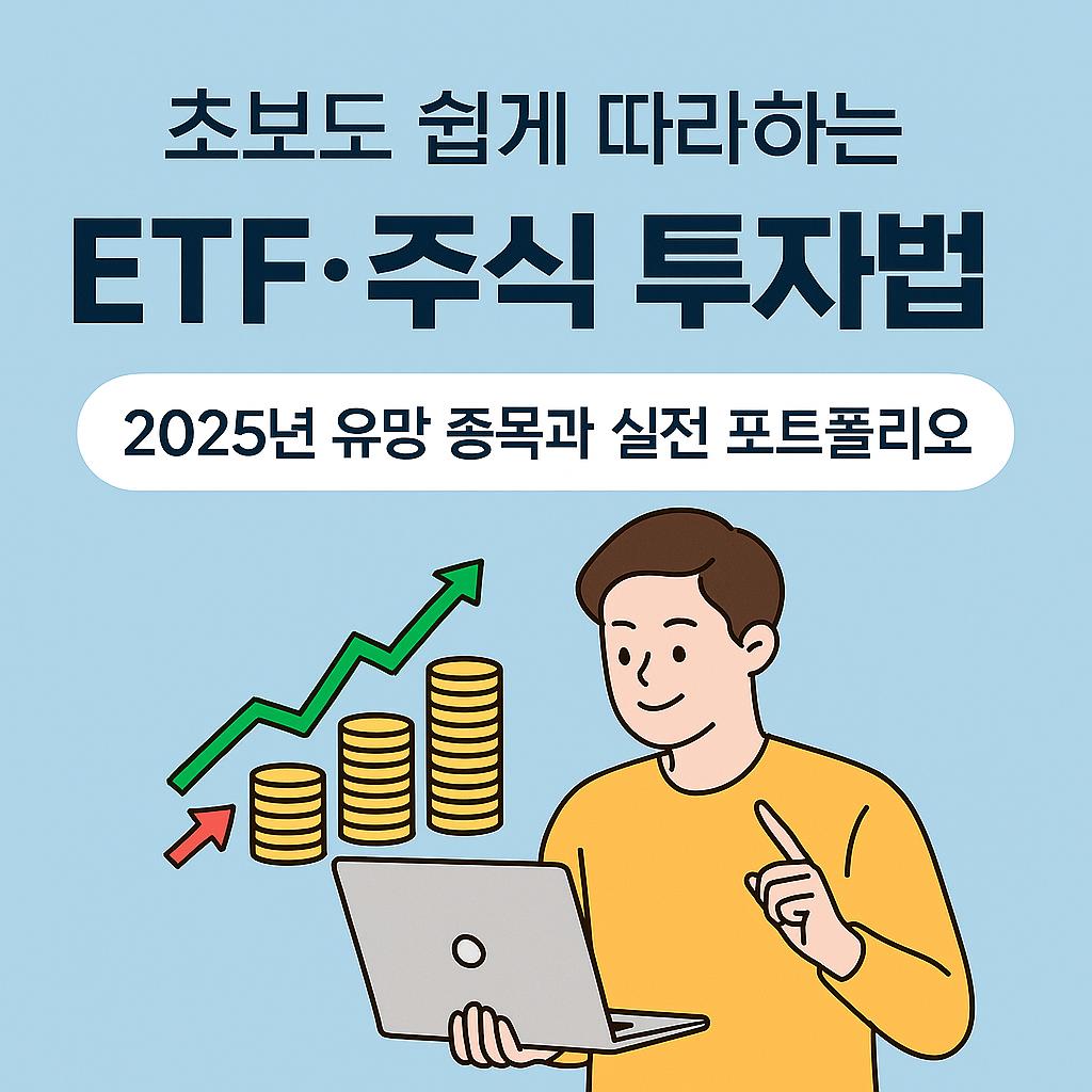 초보도 쉽게 따라하는 ETF·주식 투자법: 2025년 유망 종목과 실전 포트폴리오