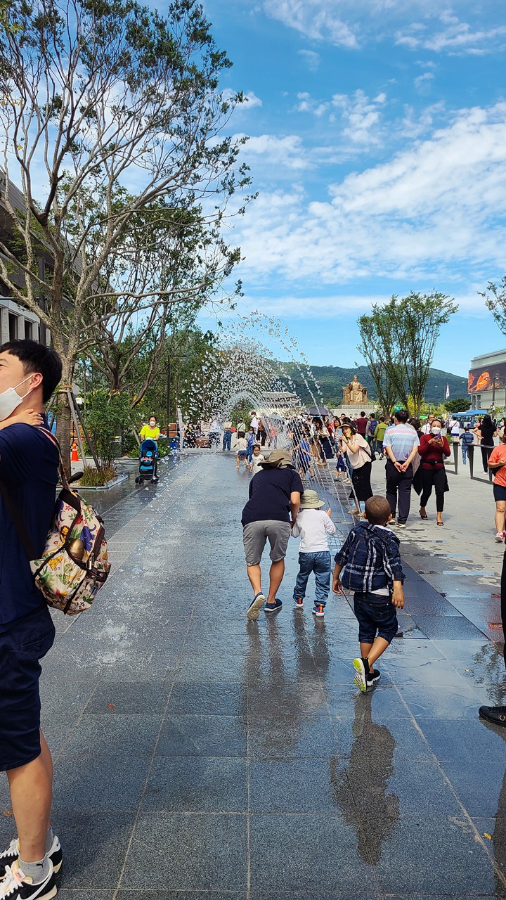 광화문광장-분수대