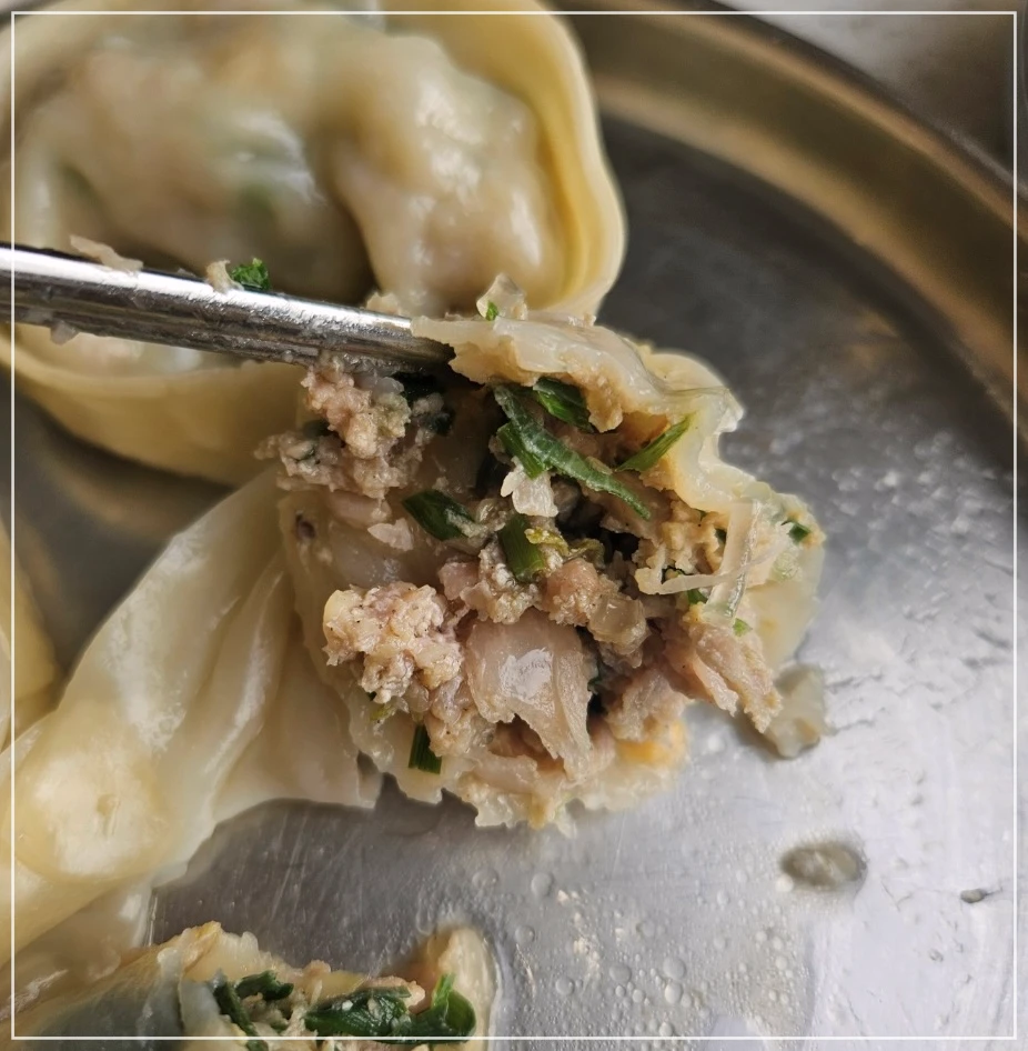 만포면옥-수제왕만두-속