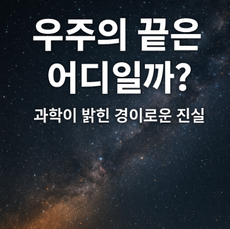 우주의 끝은 어디일까