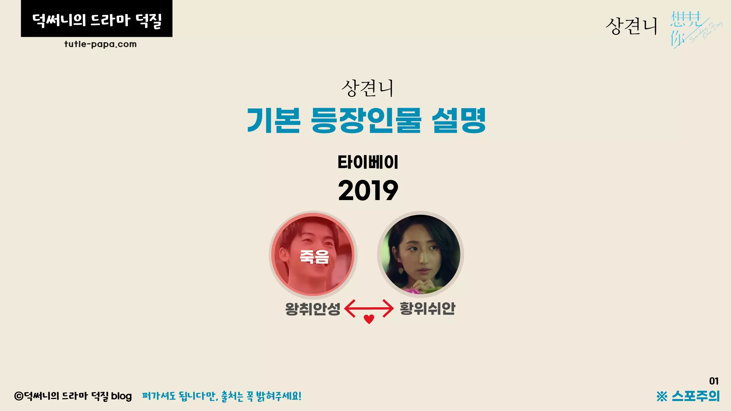 기본 등장인물 설명