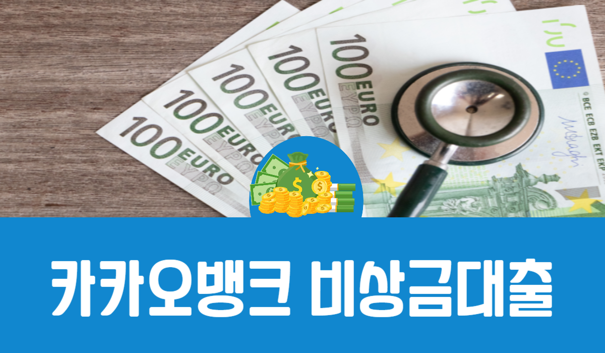 카카오뱅크 비상금대출