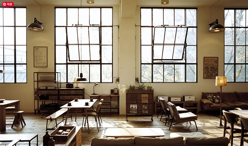 트럭 퍼니처 매장 전경