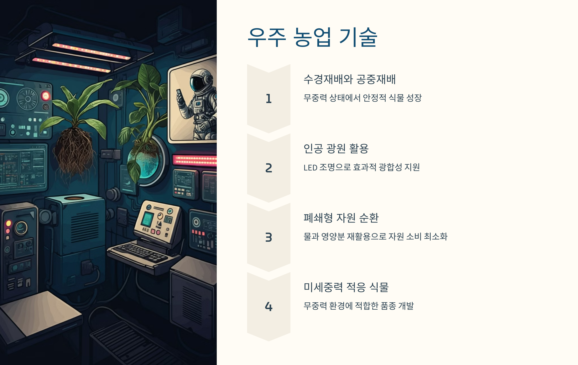 alt=우주 농업 발전