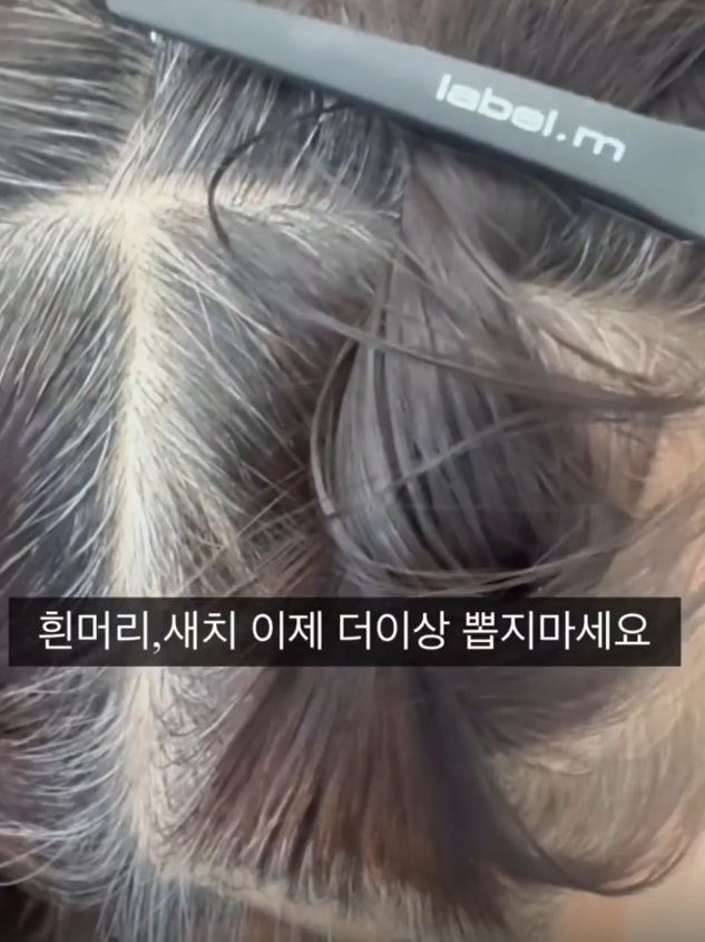 생활의달인-새치염색의달인