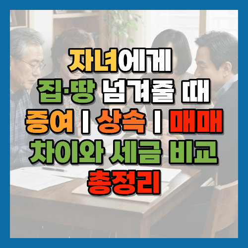 증여상속매매차이, 부동산증여, 부동산상속, 자녀에게집증여, 증여세계산, 상속세계산, 부동산세금, 양도소득세, 취득세, 부동산절세, 자녀재산이전, 증여세율, 상속세율, 부동산증여방법, 증여세공제한도, 상속세공제, 상속세기초공제, 부모자식매매, 시가매매, 증여세신고기한, 상속세신고기한, 부동산세금비교, 재산이전방법, 증여상속비교, 부동산상속절세, 자녀주택마련지원, 세금정보, 황금길가이드