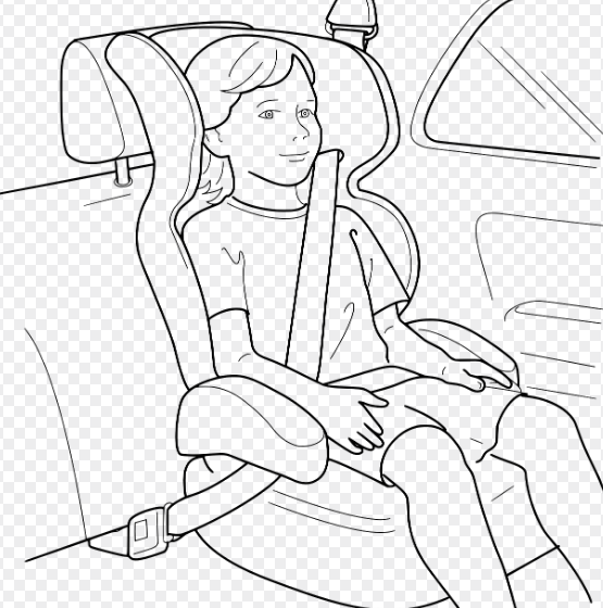 카시트 탄 아기