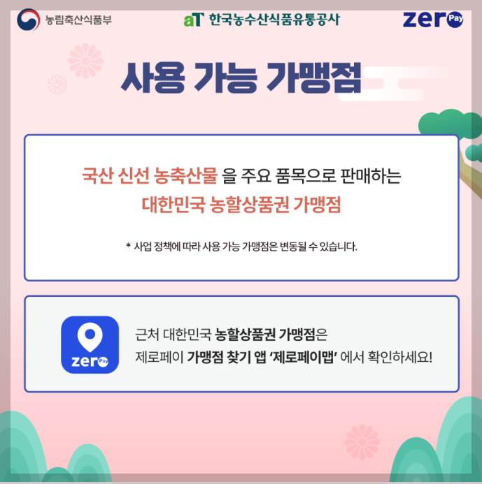 2025 대한민국 농할상품권 추가 발행 총정리