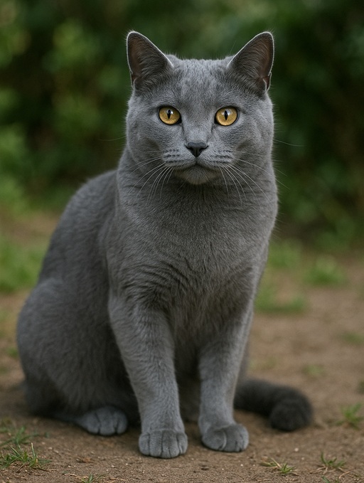 샤르트뢰 고양이 사진