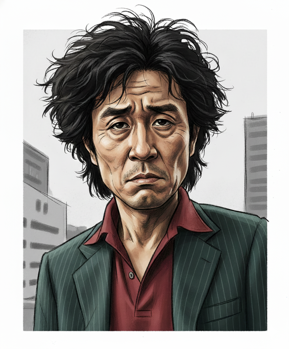 이미지 - 오대수 캐리커쳐