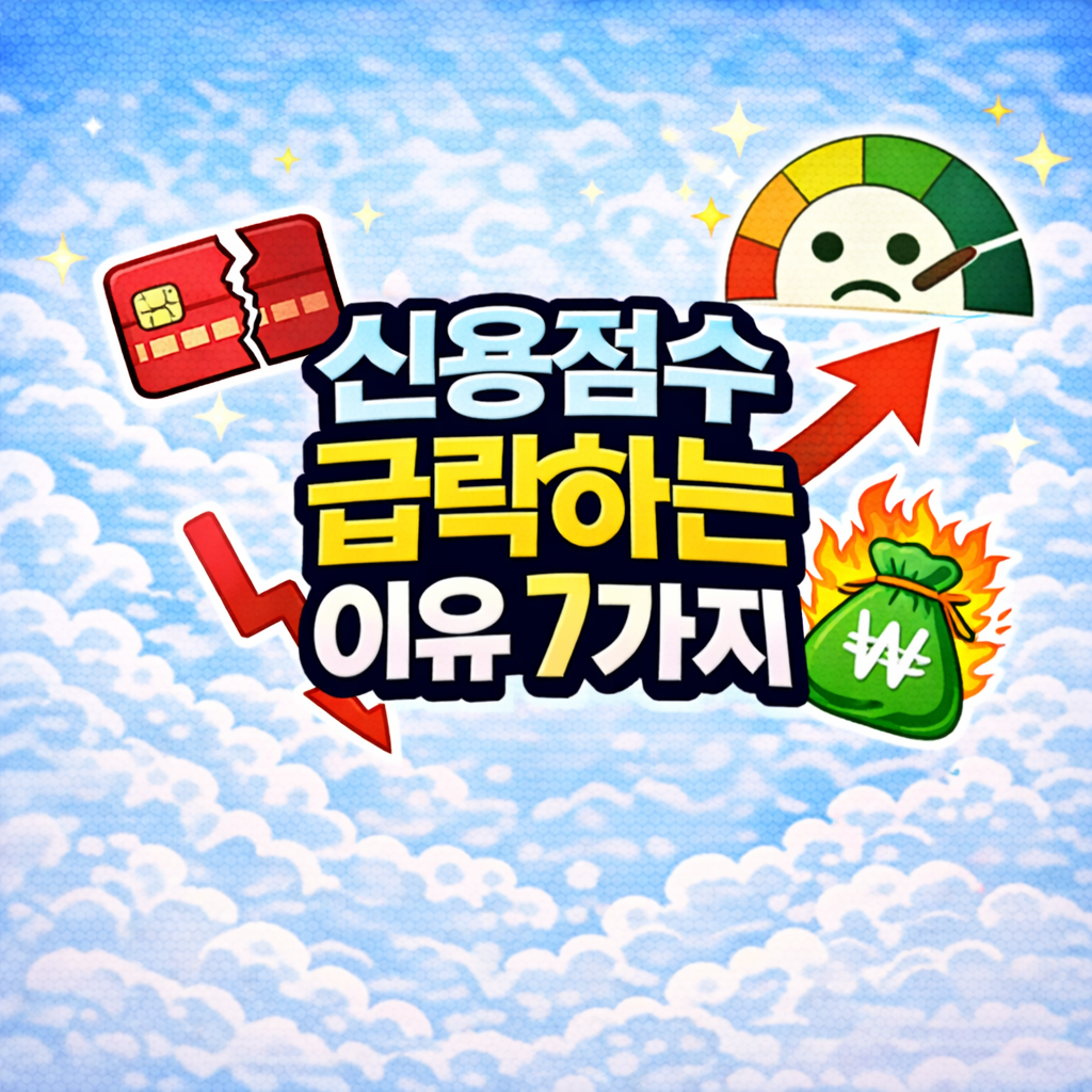 신용점수 급락