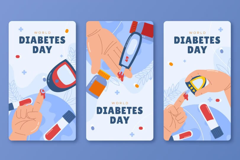 당뇨병의 날 캠페인 포스트