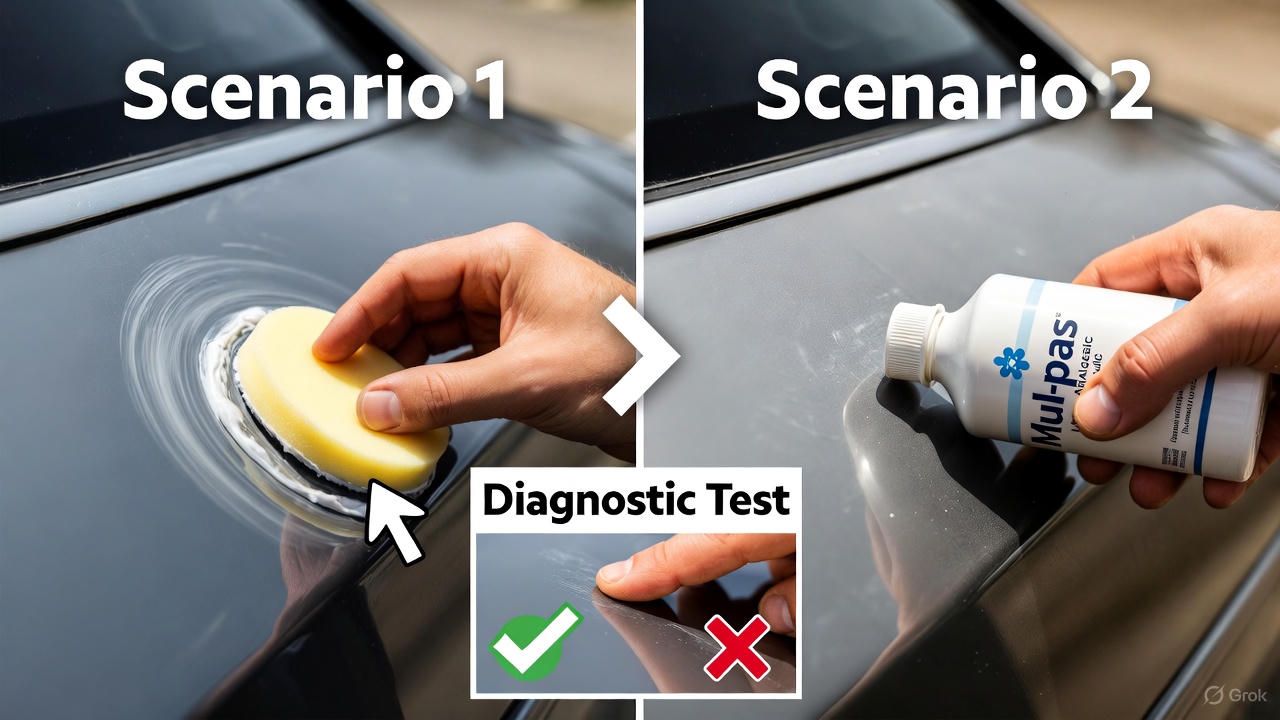 자동차 도장면 기스 관련 사진