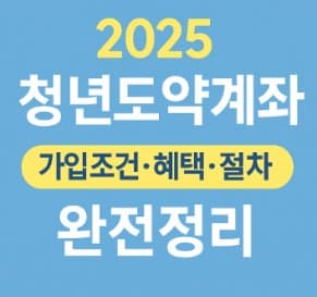 정부지원적금 청년도약계좌 가이드