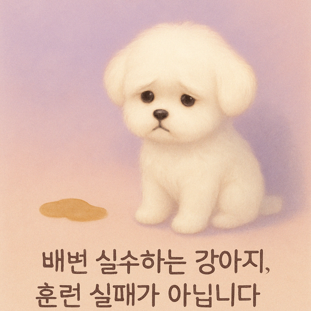 배변실수 할 수 있다!