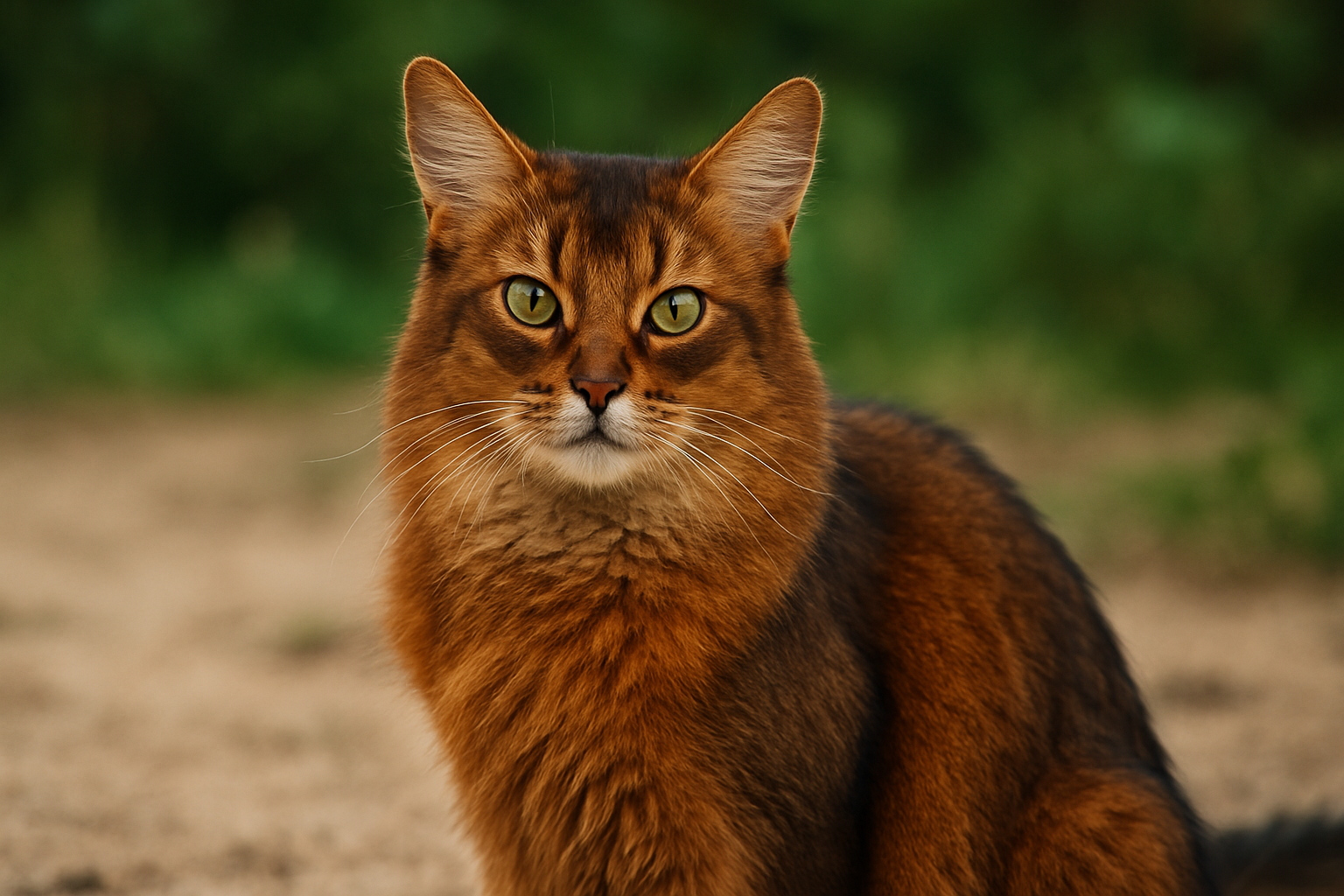 소말리 고양이 사진