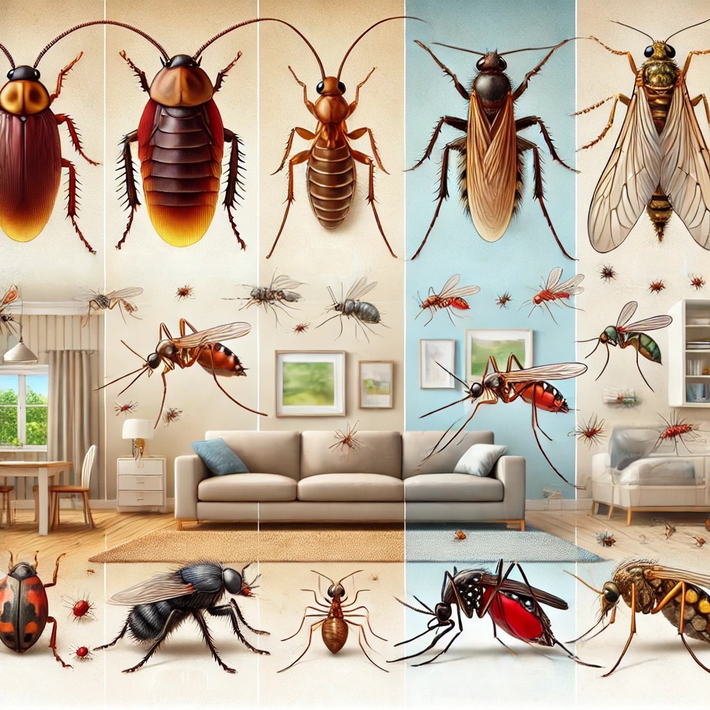 여러가지 해충 사진