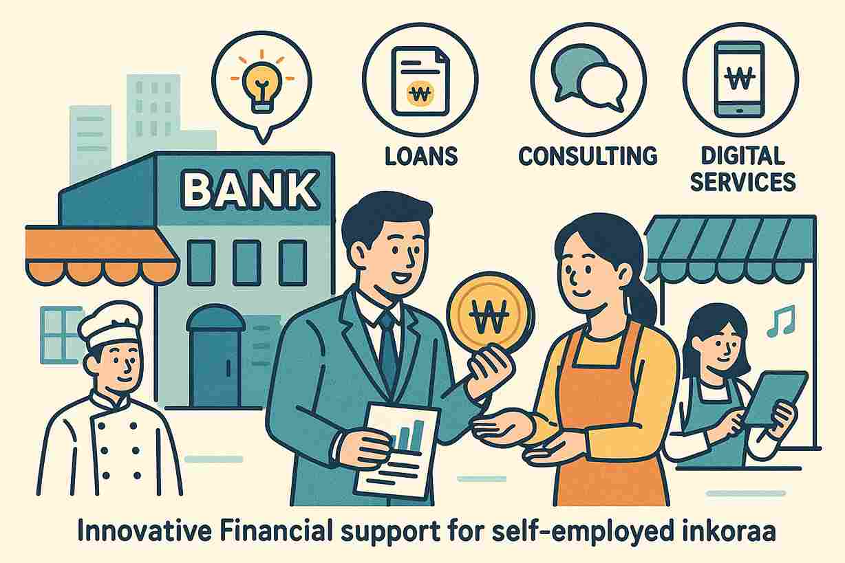 은행과 정부의 자영업자 폐업과 재기 지원