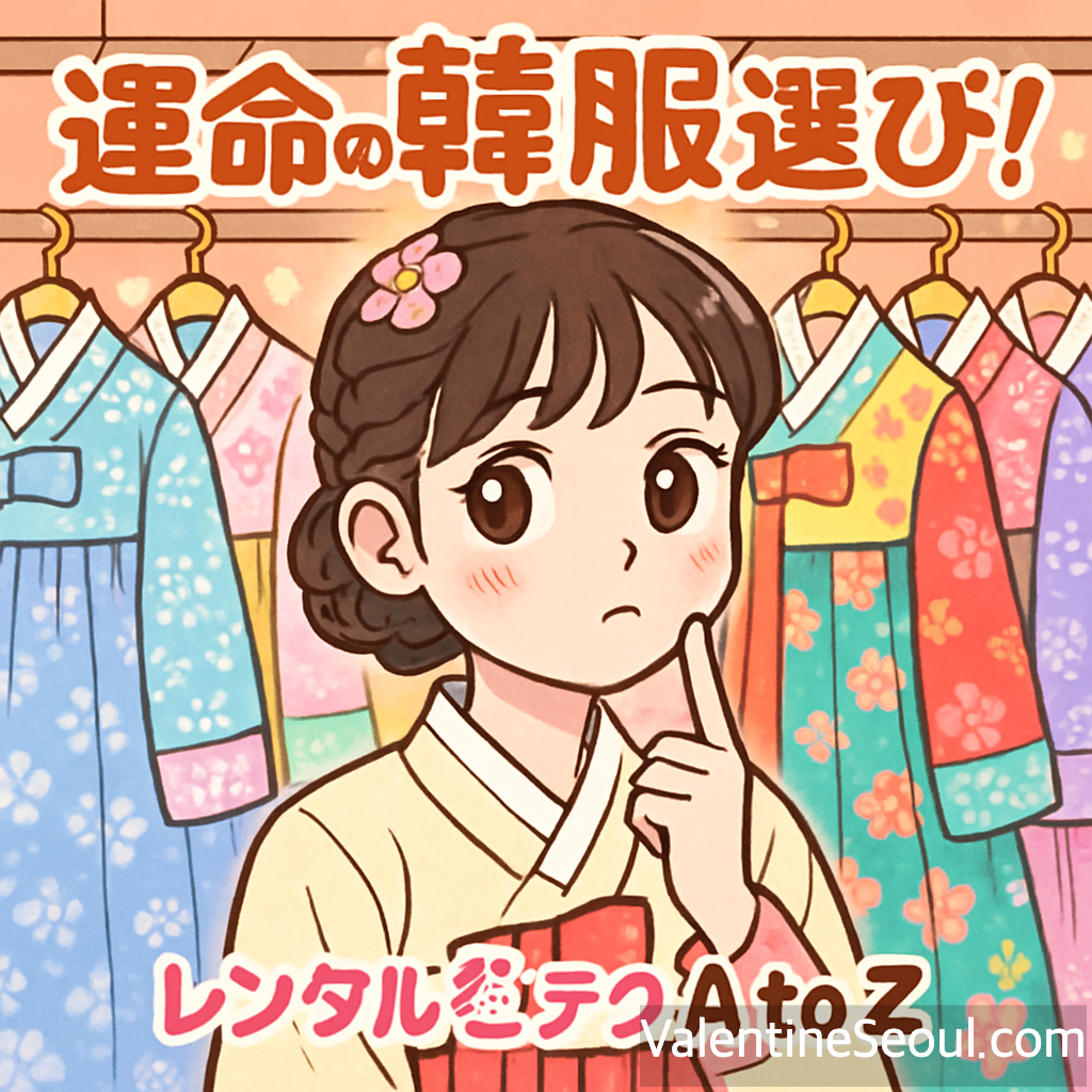 運命の韓服(ハンボク)選び！
レンタル(秘)テク A to Z