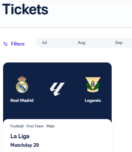 레알 마드리드 경기 티켓 공식 사이트 멤버십 가입하기