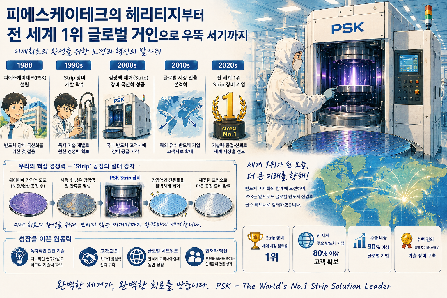 PSK테크의 혁신 역사와 미래