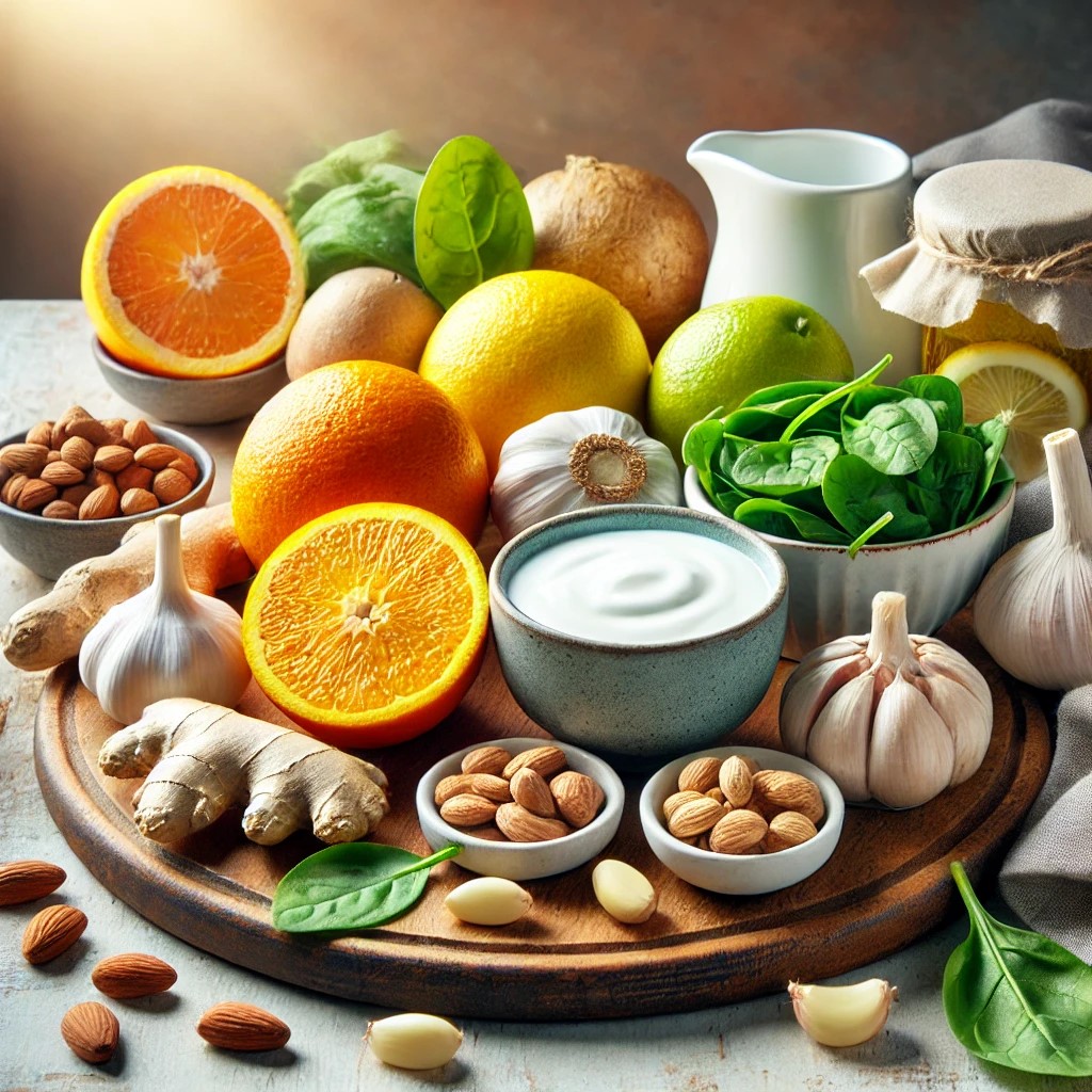 면역력 감화음식 best 7 이미지