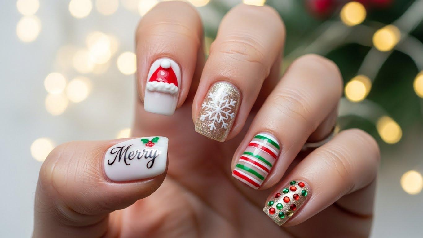크리스마스 네일