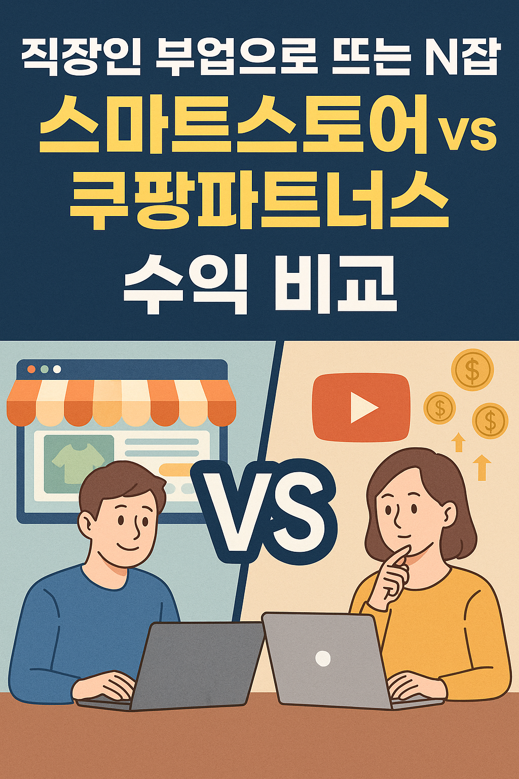 스마트스토어 vs 쿠팡파트너스 수익 비교
