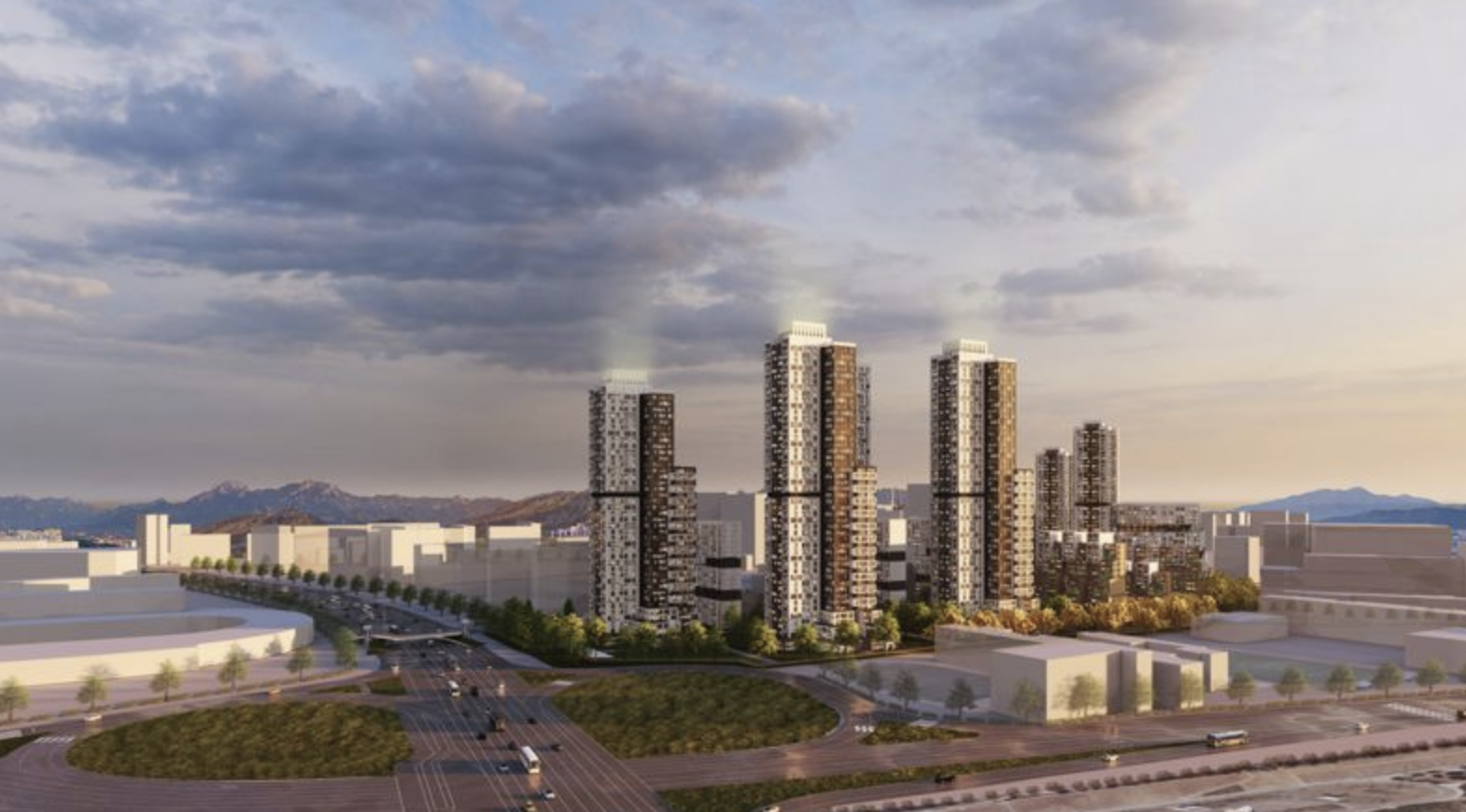 목동-6단지-신속통합기획-2300세대-아파트-투시도