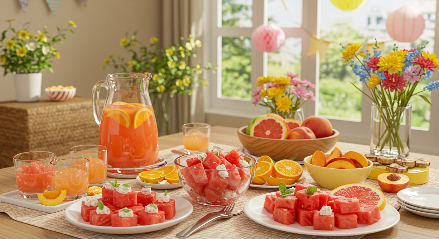 2025 여름 제철 음식 레시피 모음 인포그래픽