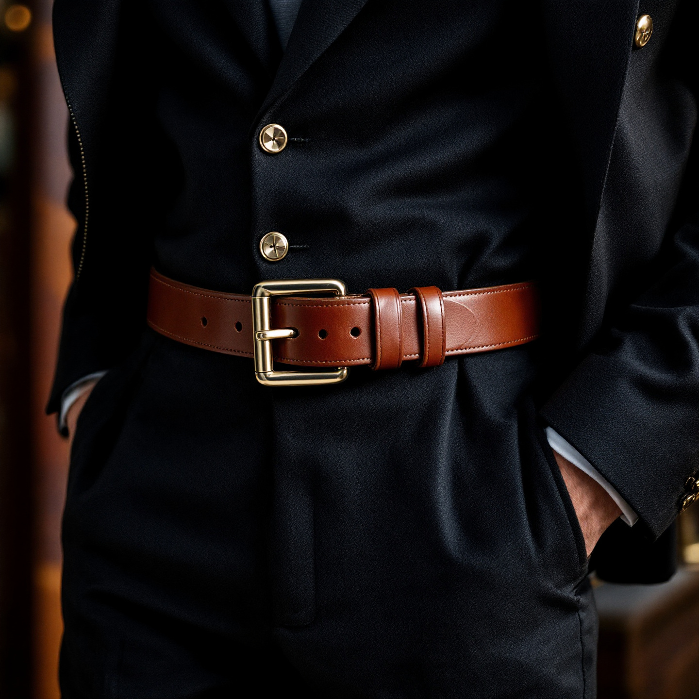 명품 벨트 스타일링