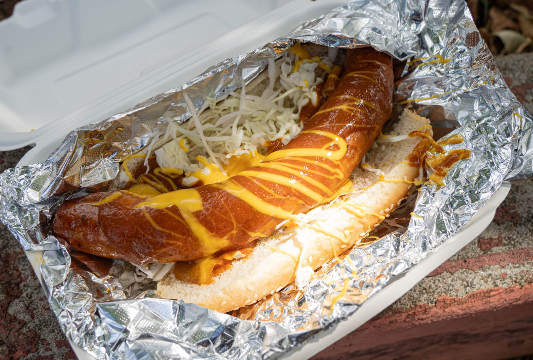 하와이 KCC 파머스 마켓 핫도그