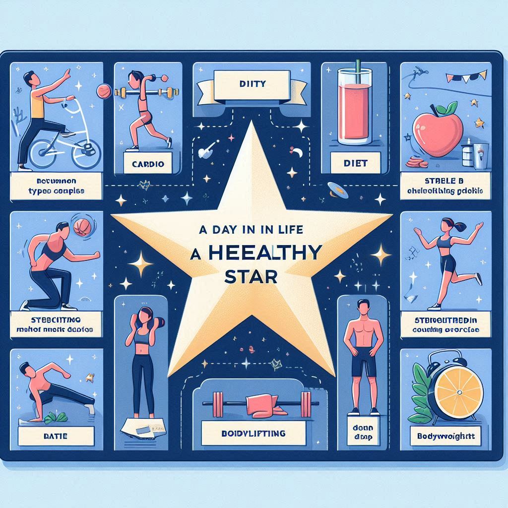 건강한 스타의 하루